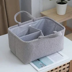 Portable Mommy Bag with Diaper and Feeding Bottle Storage - Multifunctional Baby Organizer Handbag (GRAY)