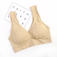 Soutien-gorge de sport Push Up sans fil, grande taille, Double couche, sans couture, Yoga, Fitness, sans anneau en acier, sous-vêtements, gymnastique, course à pied 5