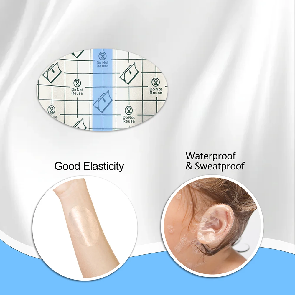100pcs Baby Waterproof Ear Stickers Bath Swimming Infant Newborn Shower Nursing Ear Patches Protector Care baby waterproof ear stickers