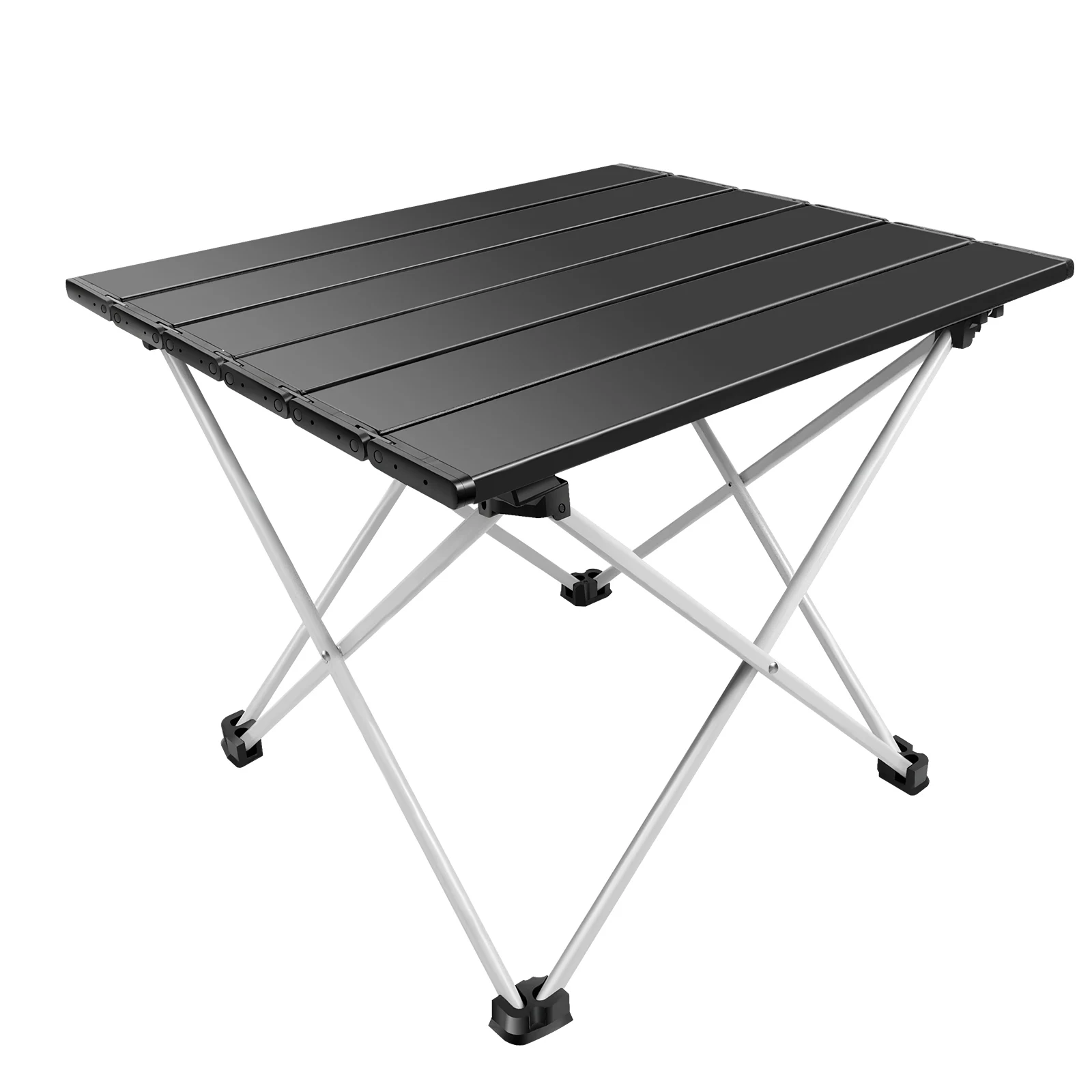 Small Folding Camping Table, Foldable Portable Picnic Table, Ultralight Aluminium Lightweight Folding Beach Table