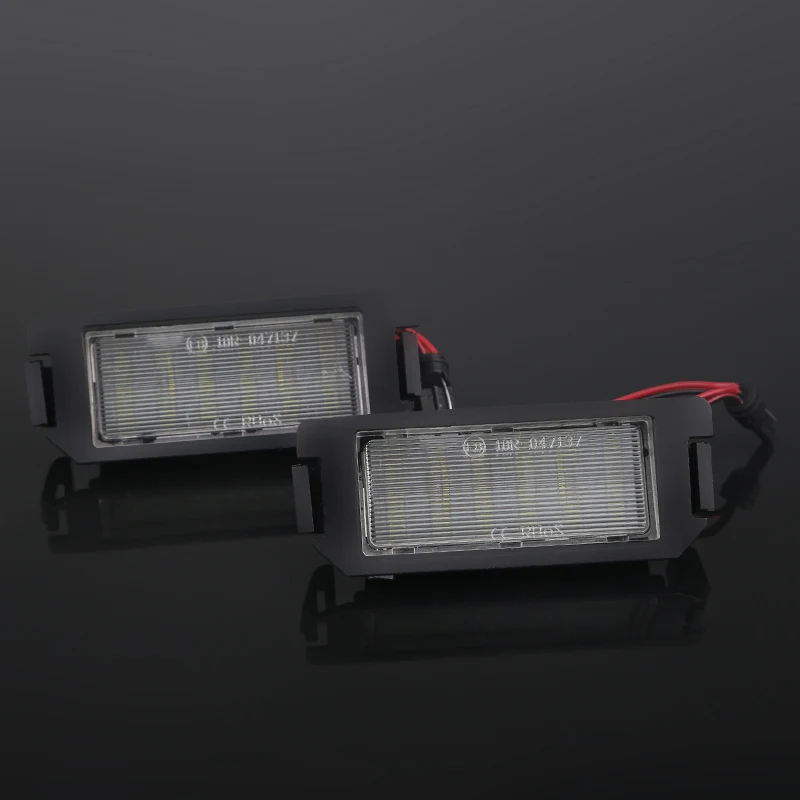 NSLUMO Repuesto De Luz LED Para Placa De Matrícula Para Hyundai Elantra GT Sonata Veloster 2018-2023, Compatible Con OEM 6000 K, Xenón Blanco 18-SMD Sin Errores, Conjunto De Luces LED De