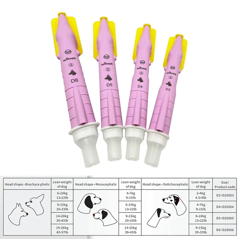 Disposable Endotracheal Tube Holder Disposable Infusion Needle Cat Urinary Catheter Disposable Artificial Insemination Tube Pet Nasogastric Feeding Tube Cat Dogs Rabbit Blind Intubation Tube Medical Soft V-Gel Supraglottic Airway ET Tube Device for Cats Veterinary Tools