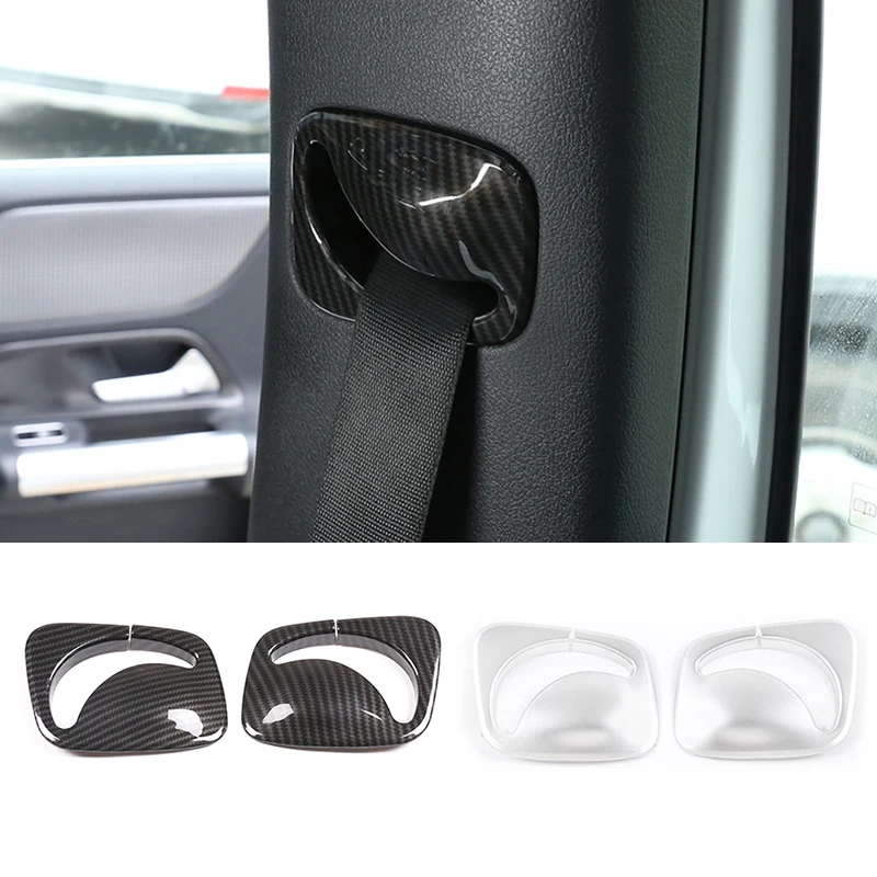 

For Mercedes-Benz B Class W247 2020 Car Interior Accessories Seat Safety Belt Pillar Cover Trim Auto Seat Belt Pillar Cover