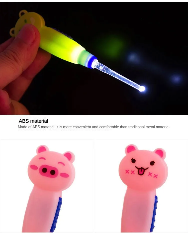 Led Ear Wax Removal Tool With Flashlight For Baby Ear Hygiene_voghion.com