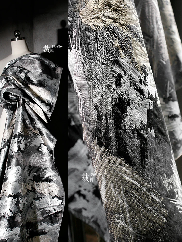 

Двусторонняя жаккардовая текстура, четкий силуэт одежды, дизайнерская ткань, оптовая продажа, ткань «сделай сам», ткань для шитья, измерительные материалы