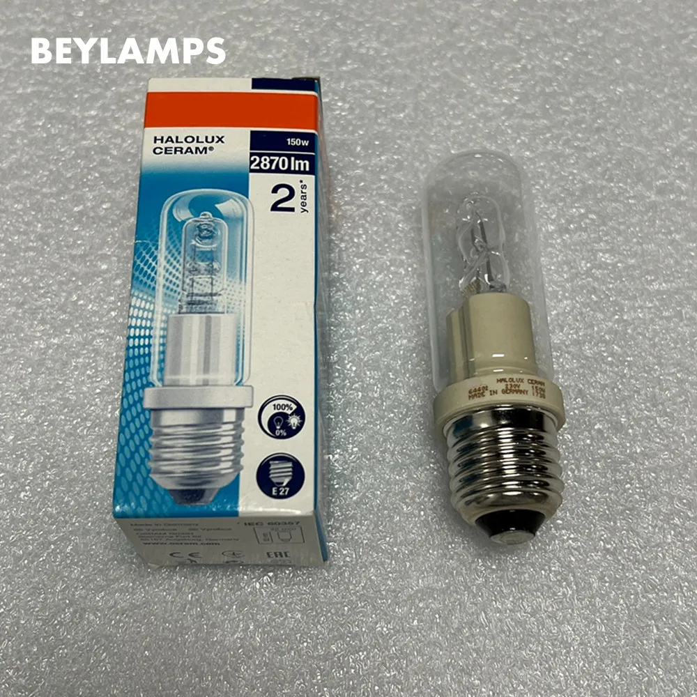 

Original 64402 150W Bulb halogen lamp E27 HALOLUX CERAM dimming lighting 64404 205W Beam stage photography flash design lamp