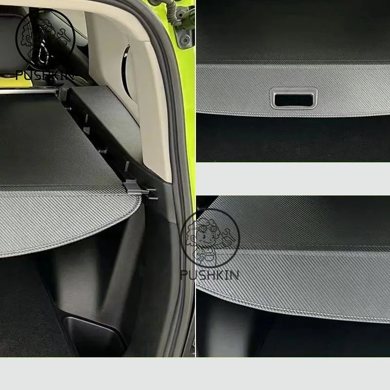 Car Rear Trunk Curtain Cover Rear Rack Partition Shelter Canvas Storage Decoration Accessories For HAVAL H3