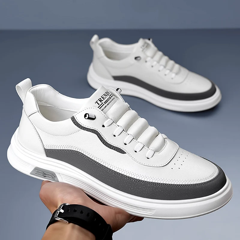 New Fashion Mens Plate Shoes Versatile Leisure Walk Sneakers All-match Male Casual Shoes Skateboarding Footwear Tenis Masculino 2