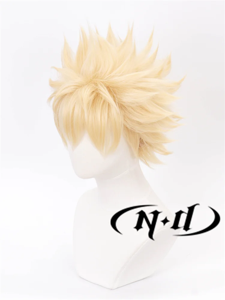 ND Katsuki Bakugo Cosplay Perücken Haarteil My Hero Academia Anime Cosplay Haarperücken für Comic Con Coser Hitzebeständige Synthetik – Detail 4