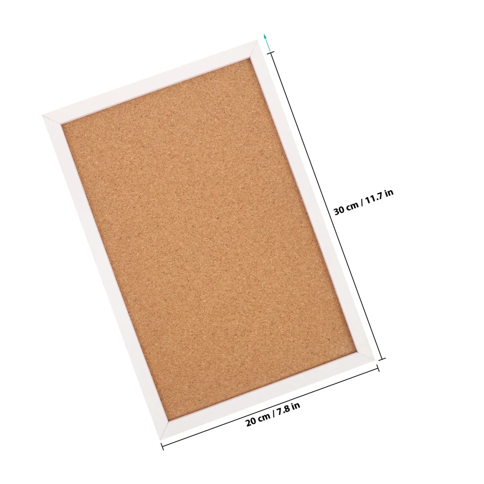 1Pcs 프레임 코르크 보드 게시판 카키색 30x30cm 홈 오피스 학교용 벽 코르크보드 게시판 사진 게시