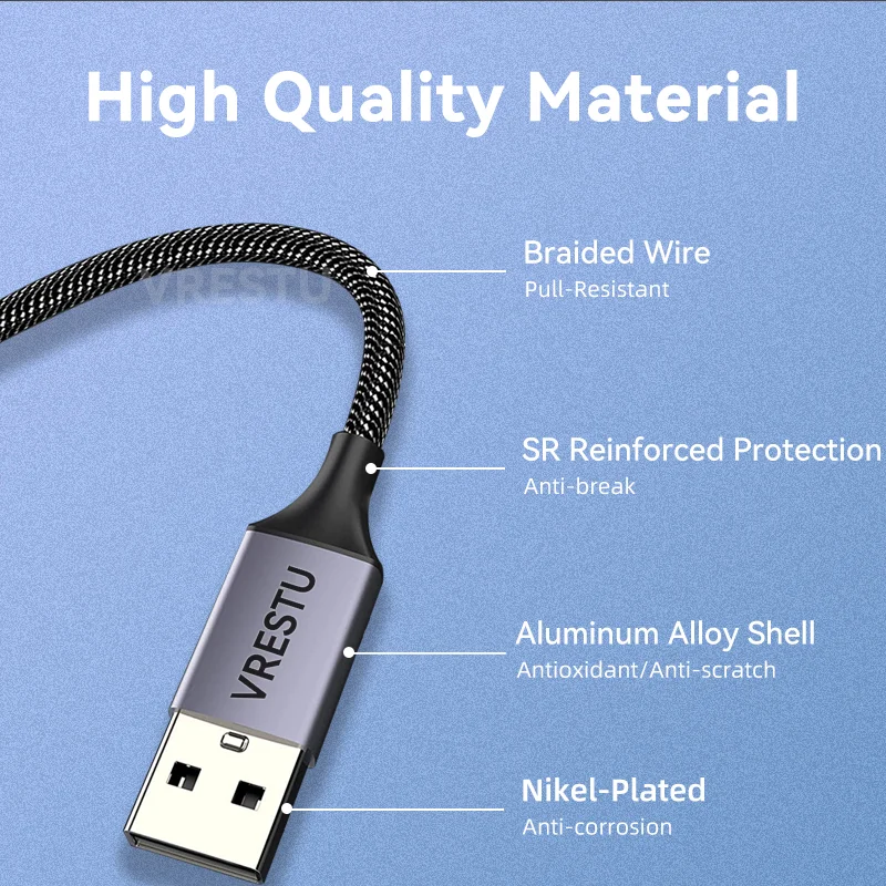 USB 3.5mm 남성 오디오 케이블 USB A 3 5 잭 AUX 어댑터 와이어 헤드폰 스피커 데스크탑 PC TV 자동차 스테레오 보조 오디오 라인