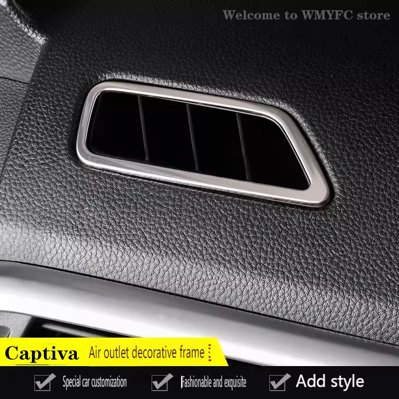 Per Chevrolet Captiva 2020 2021 2022 2023 2024 Pannello Cruscotto Auto Lato Aria Condizionata Vent Outlet Frame Trim