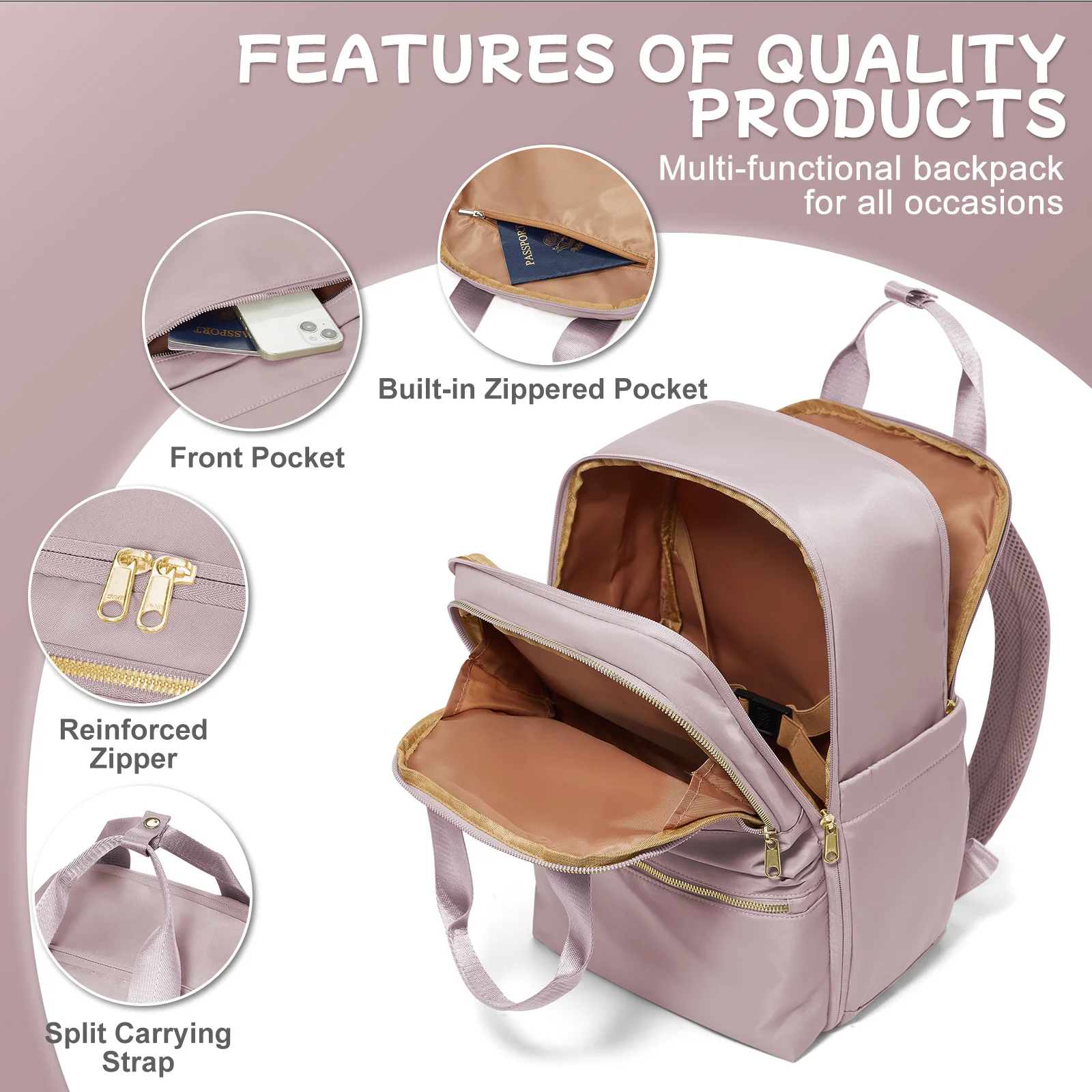 Ryanair Hand Luggage 40x20x25 Travel Backpack, College School Backpack Girs, Women Laptop Backpack, Fashion Women Work Backpack