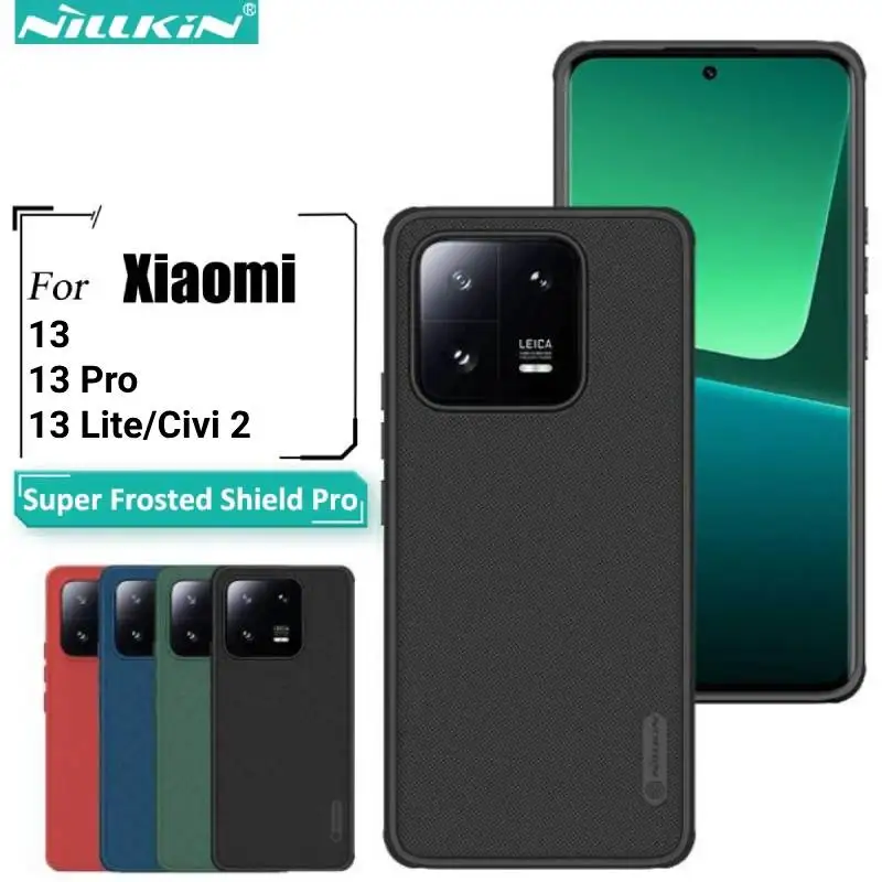 Nillkin Per Xiaomi 13 Ultra Case Glassato Shield Pro Per Xiaomi 13T Pro 13 Lite 12T Pro Civi 2 Redmi K60 Ultra K50 Ultra K40S