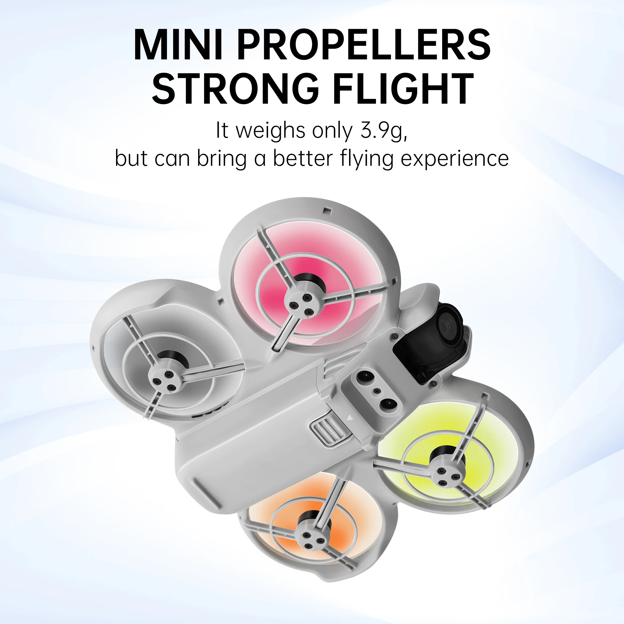 Hélices de Drone 2/4pcs - Orange, Rose, Gris, Vert - Moteur Quadricoptère