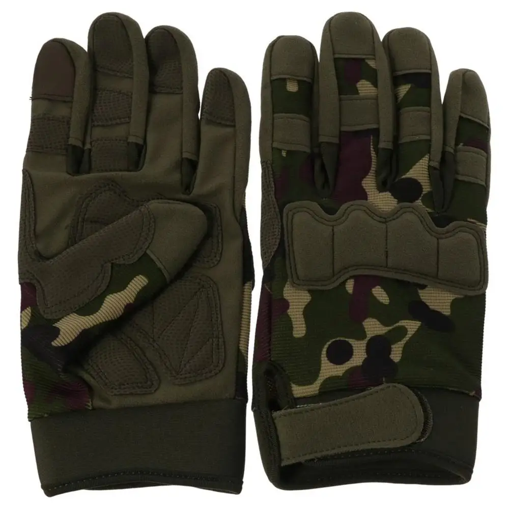 

1 Pair Warm Exercise Free Gloves Durable Antislip Wear Counteractive Breathable Gloves Training Full Fingers Outdoor