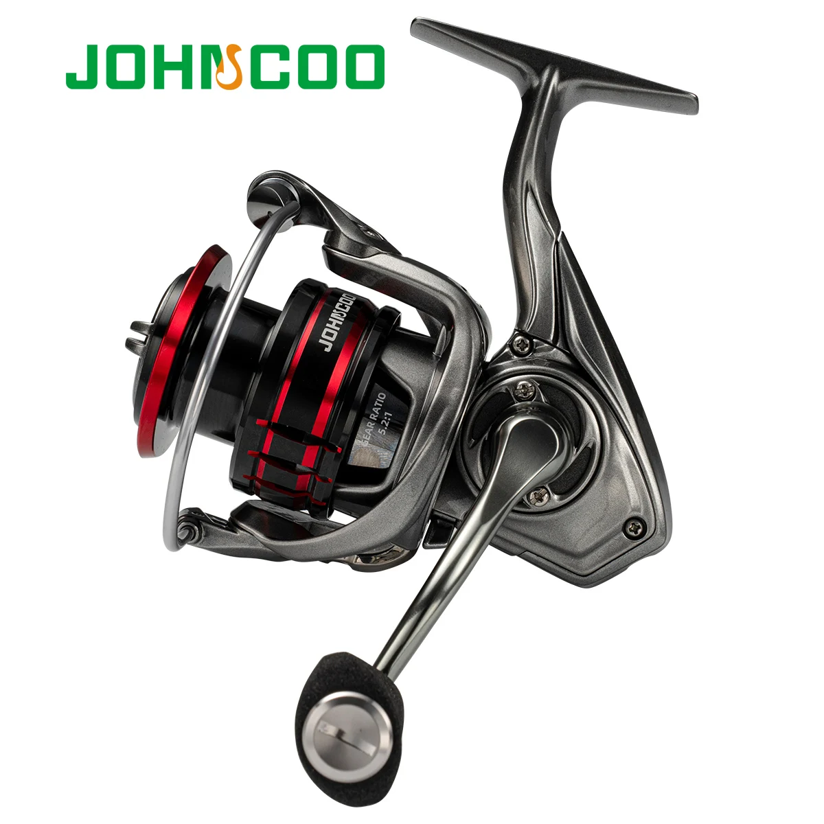 JOHNCOO Spinning Reel 2000-5000 Metal Spool Max Drag 16kg 10+1 Bearings Seawater Freshwater Fishing Reel For Fishing Coil 5.2:1