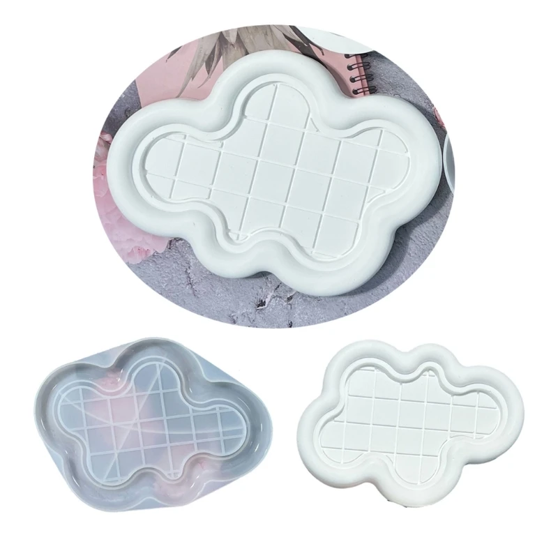 

Lustrous Silicone Mold Resin Trays Casting Mold Star/Cloud/Stone Pattern Pallet Molds Jewelry Mould for DIY Lover
