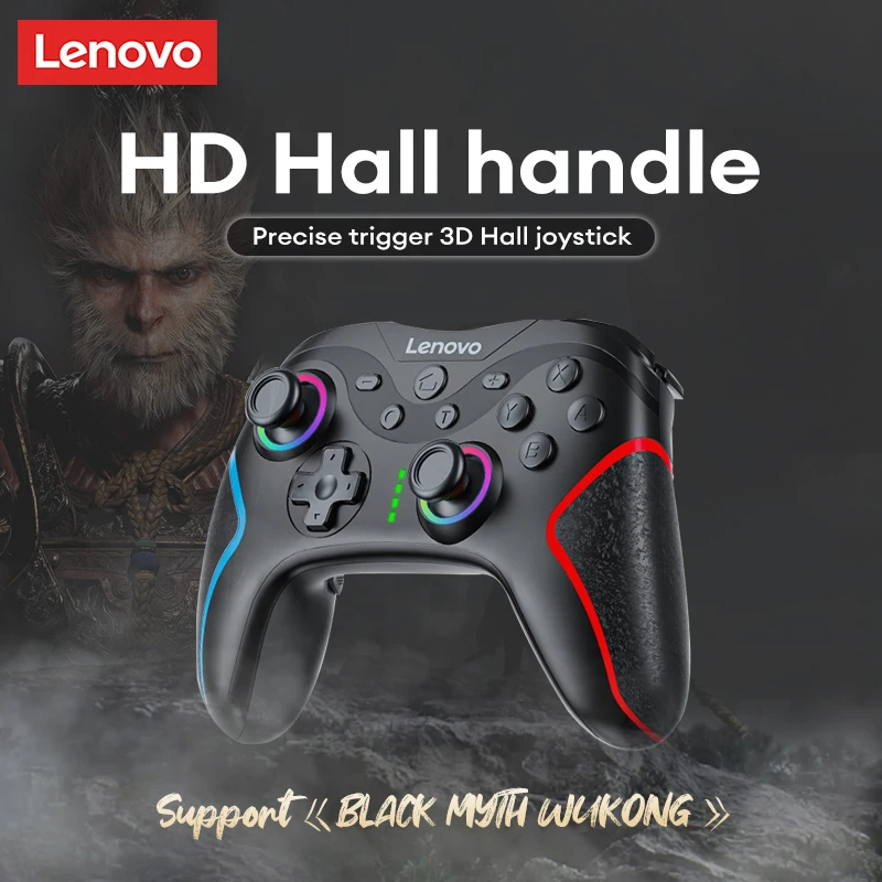 New Lenovo Six-Axis Gamepads S01 Wireless Bluetooth 2.4G Smart