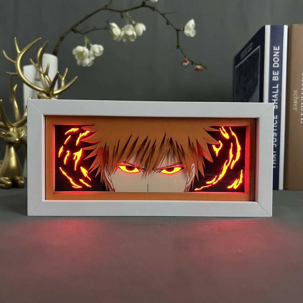 Anime Led Light Box Eyes Diy Paper Cut Light Box 3d Night Light Anime Lamp  Shadow Box Frame Desk Lamp Kids Room Brithday Gift - Night Lights -  AliExpress