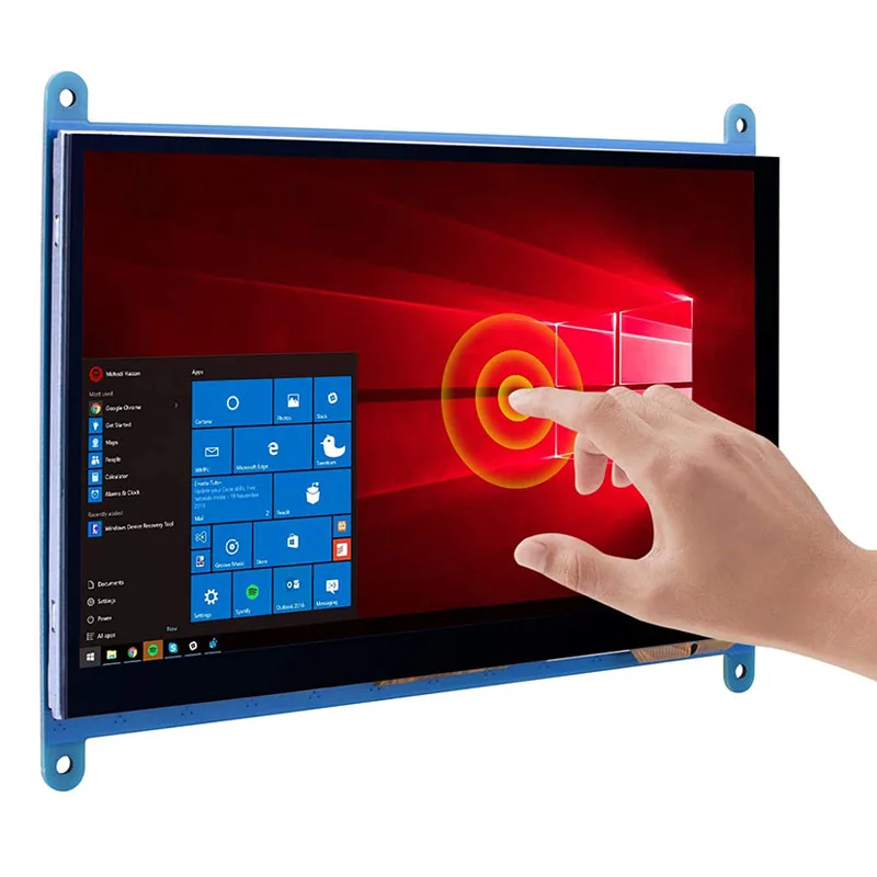 Raspberry Pi 4 сенсорный экран 7 дюймов емкостный ЖК-дисплей 1024*600 800*480 TFT дисплей для ПК