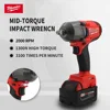 Milwaukee 1300N.M Torque Brushless Electric Impact Wrench 1/2 inch Screwdriver Cordless Wrench Power Tools For 18V Battery 2