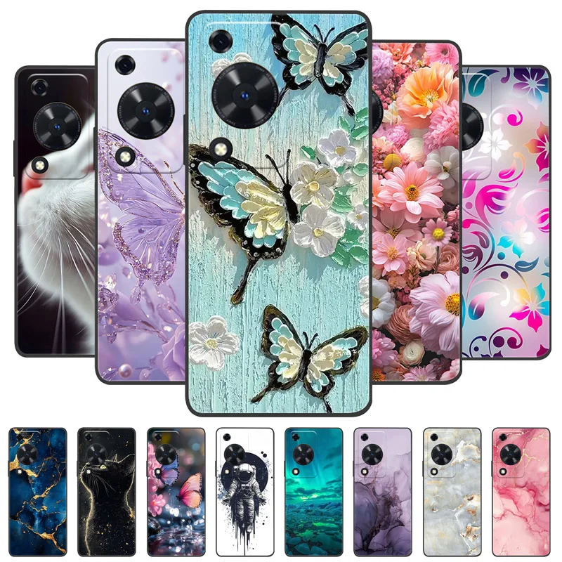 Marble Soft Matte Silicone Back Cover – Full Coverage Phone Shell