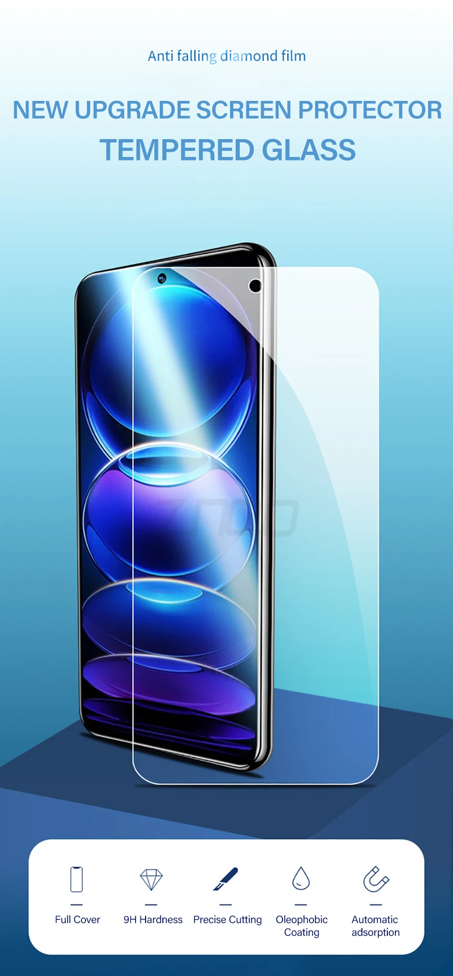3Pcs Tempered Glass For Xiaomi Redmi Note 12 11 10 Pro 10S 11S 12S Turbo Screen Protector Redmi 10A 10C 12C Glass Protective