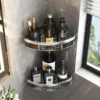 Bathroom Shelf Kitchen Storage Organizer Aluminum Alloy Shampoo Rack Shower Shelf Bathroom Accessories No Drill Shelf 3