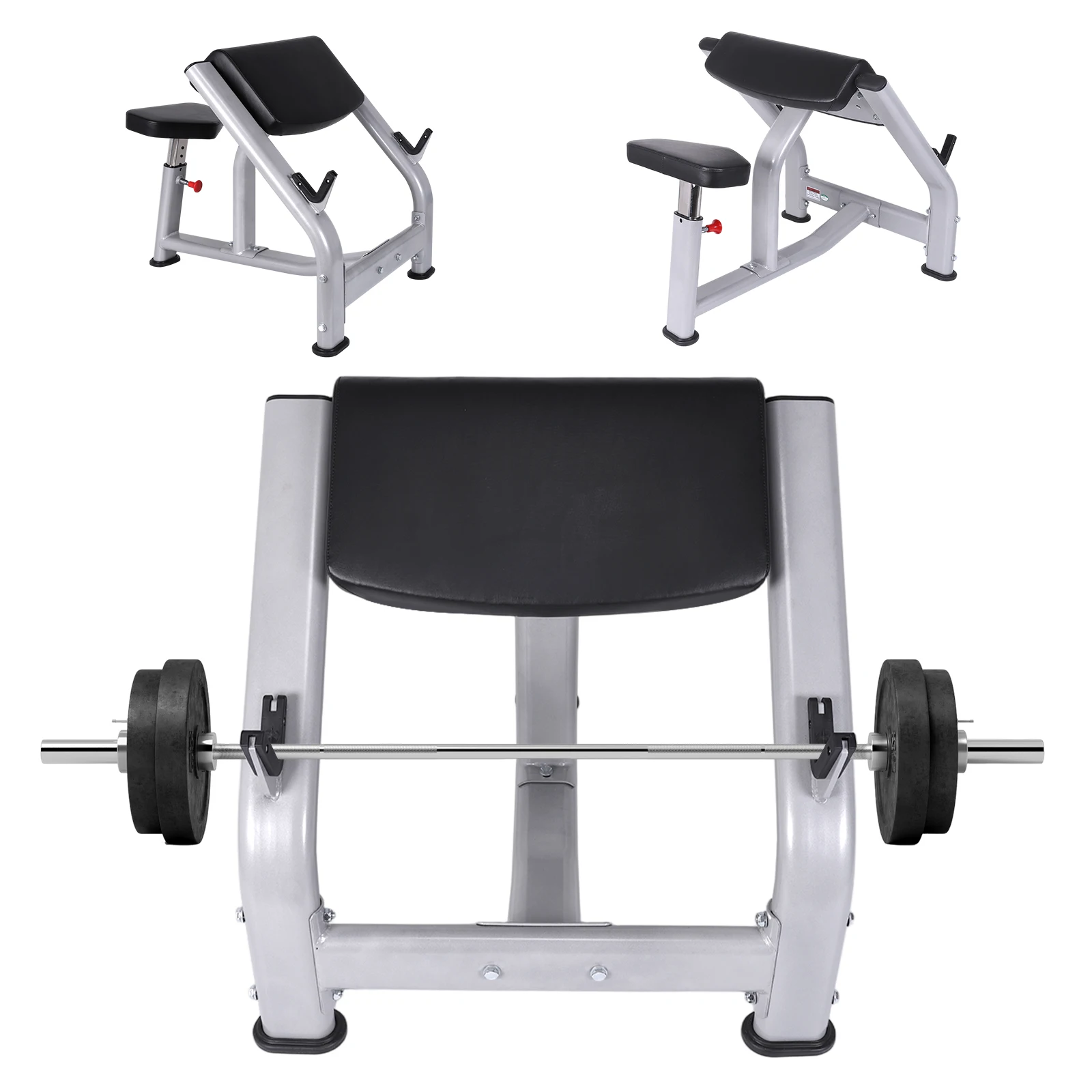 Adjustable Seated Biceps Station for Home Training