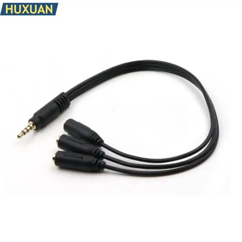 HUXUAN Aux Ƽ  ̾  ø ,   ø ̺, 1 -3 , 3.5mm, 3  Ʈ, 3.5mm