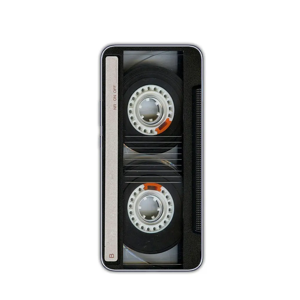 Vintage Cassette Tape Design Phone Case – Soft, Protective Casing