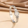 Life Tree Bangles For Men Luxury Inlaid Zircon Thick Chain Type Stainless Steel Gold Plated Bracelets Jewelry Father's Day Gifts 1