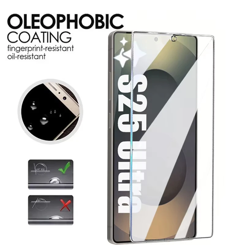 Premium Fingerprint Unlock 9H Tempered Glass Screen Protector - Pack of 1-5 Pieces