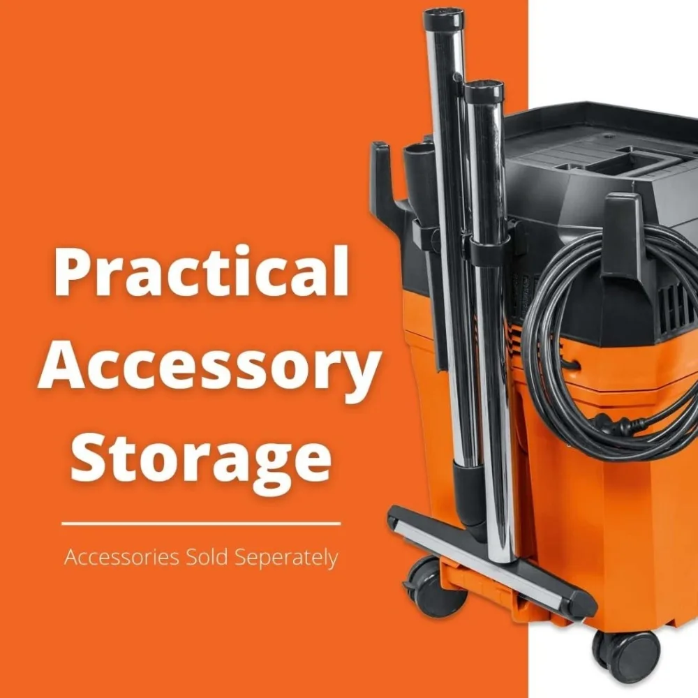 Wet/Dry Vacuum Cleaner with Dust Extractor - 5.8 Gallon, 151 CFM Suction Capacity, 98 PSI Static Water Lift - 92035236090 6