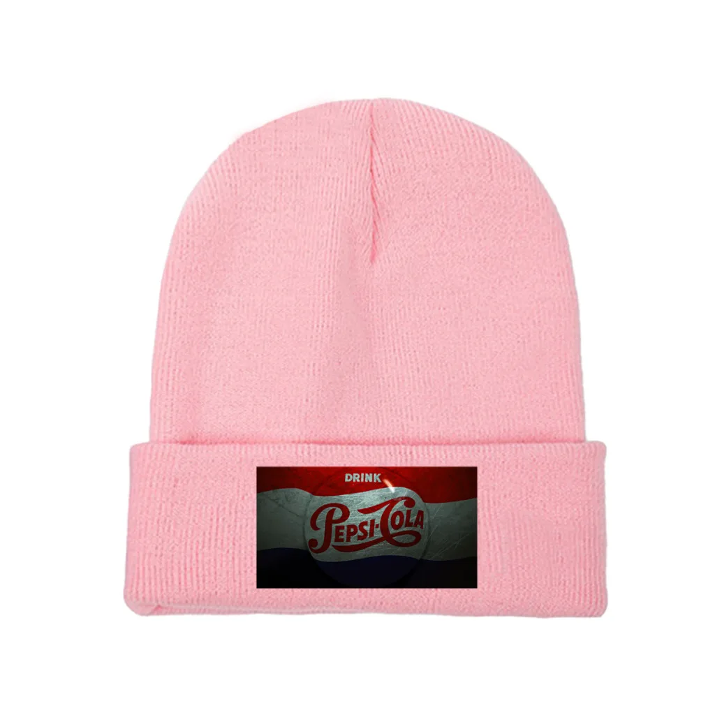 

P-Pepsi Cola Knitting Hat Beanie Caps Skullies Beanies Ski Cap Soft Bonnet Hats Winter Warm