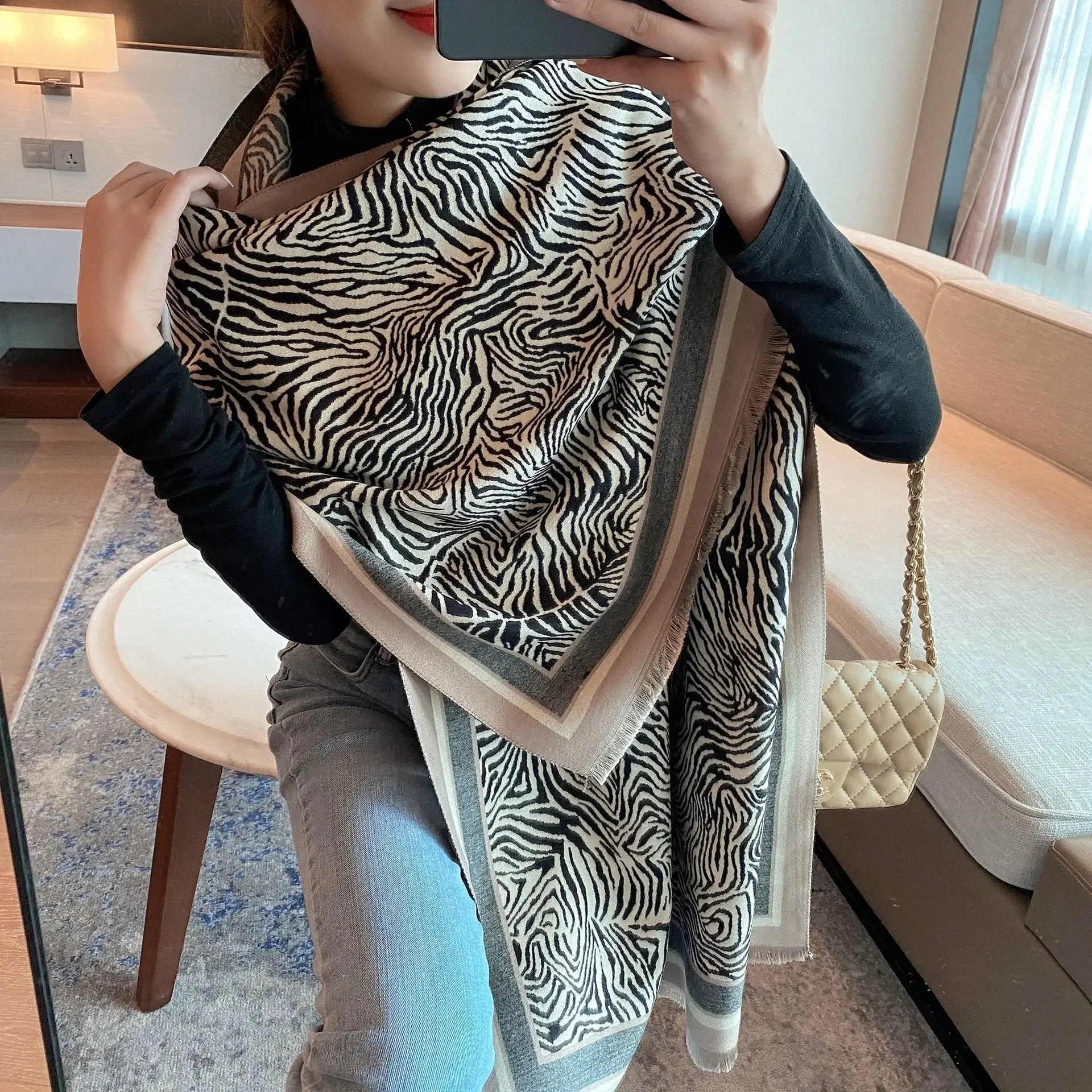 winter-women's-scarf-luxury-design-double-sided-cashmere-feel-scarf-warm-scarf-shawl