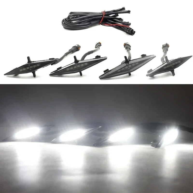 Toyota 4 Runner TRD Pro 2014-2019 �� 4pcs LED �ڵ��� ���� �׸� ���� ���� ����
