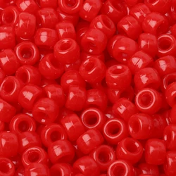 Set of 100 Luminous Acrylic Pony Beads - Large Hole Spacer Beads for DIY Crafts, Jewelry, Bracelets, and Hair Accessories (None Luminous 3)
