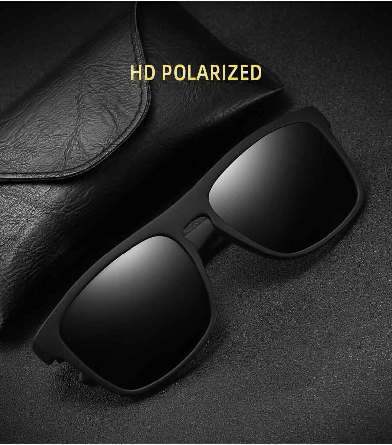Modische Vintage Sonnenbrille für Damen und Herren, Luxusmarken-Designer, Quadratische Sport-Sonnenbrille, Stylische Fahr- und Angelbrille – Detail 2