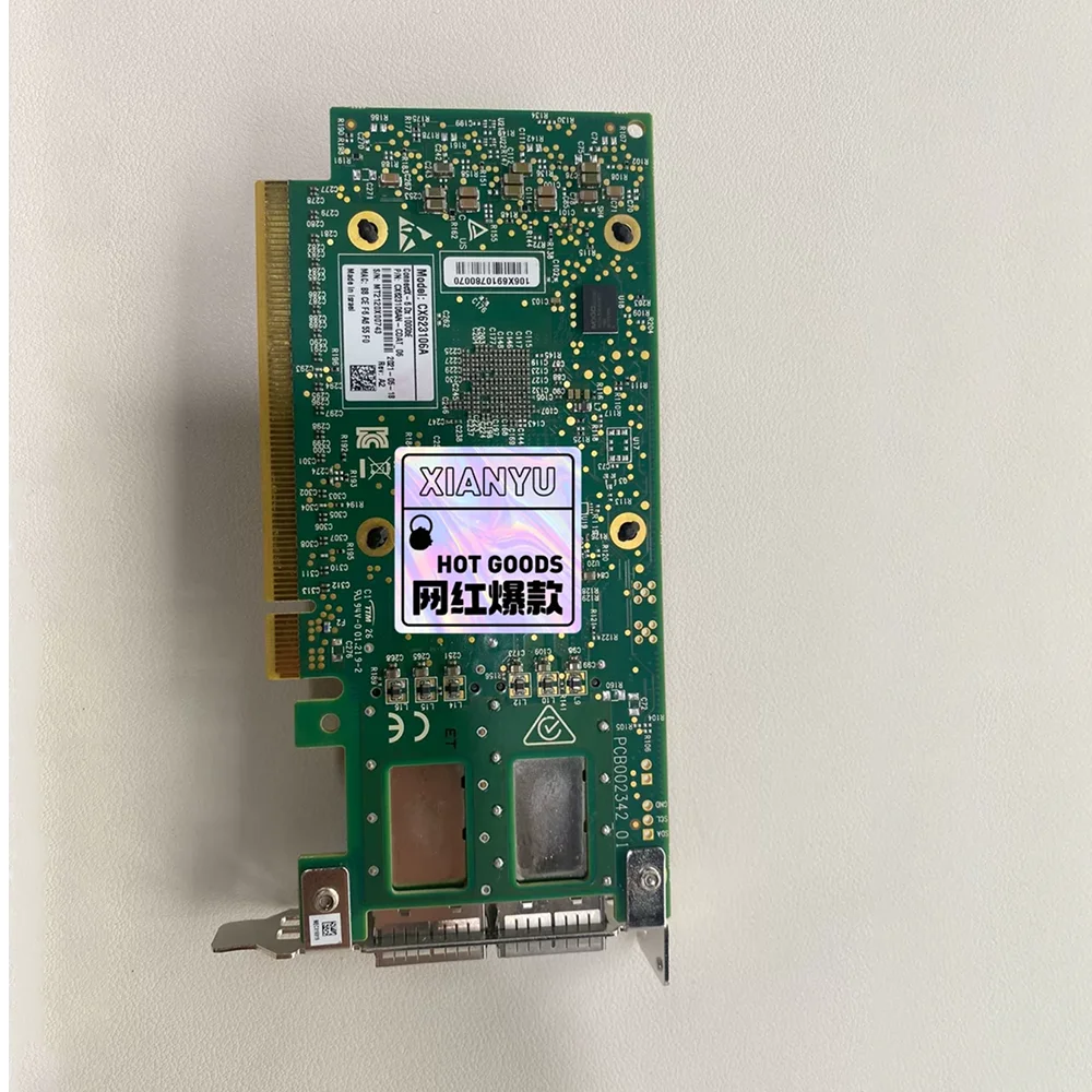 MCX623106AN-CDAT 스위치 제어 신호 센서, MEXLLANOX CX623106A DX 100Gb 2 포트 NIC ConnectX-6