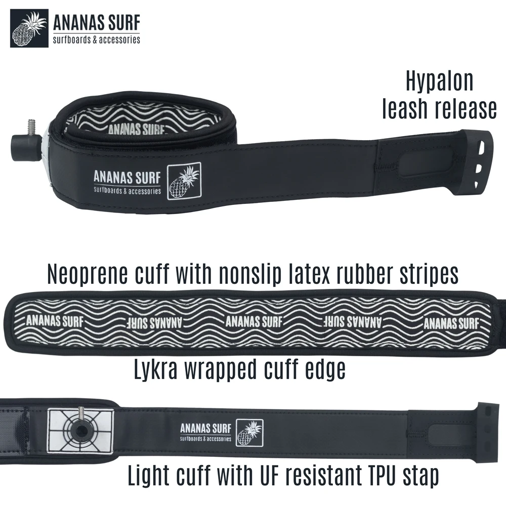 Ananas Surf Surfboard Light Leash Knee Cuff Separate Sell Accessories