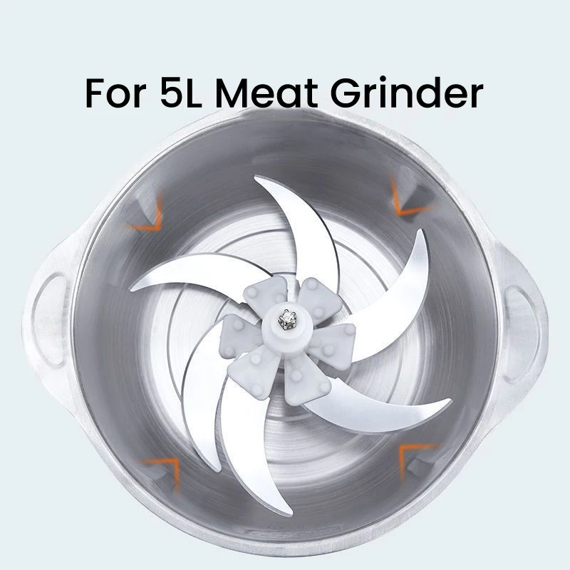6D stainless steel blade for 5L meat grinder Meat Grinder Accessories Food Crusher Processor Slicer Replacement Blade 6