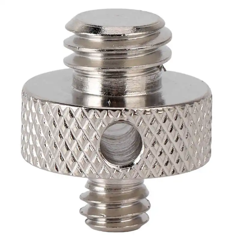 1/4in to 3/8in Male Threaded Tripod Screw Adapters Double Sided