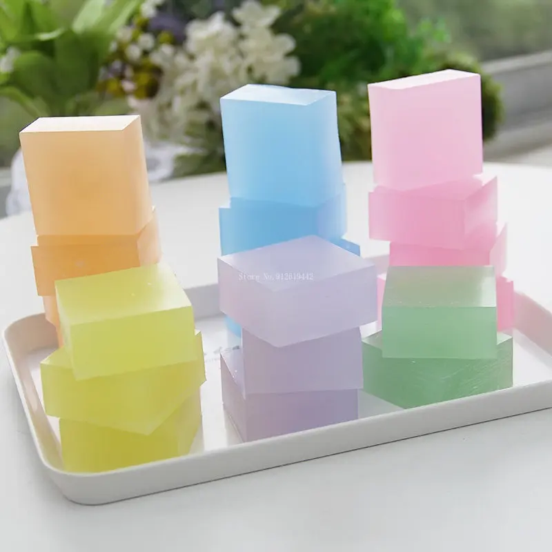 Blocs de paraffine colorés translucides, tasse maison pour enfants