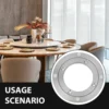 12-39cm Rotating Bearing Turntable Lazy Susan Base Aluminum Alloy For Kitchen Round  Dining Table Heavy Duty Lazy Susan Base 3