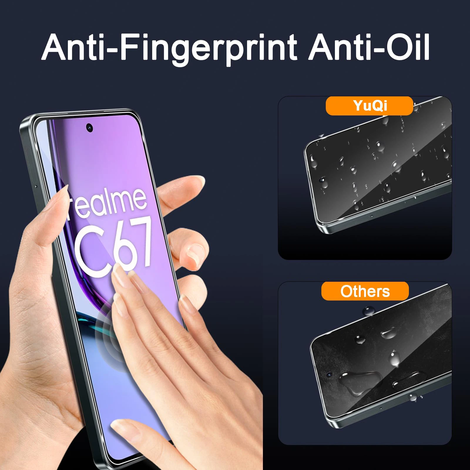 Premium Tempered Glass Screen Protector - 9H Anti-Scratch, HD Clarity, Case Friendly