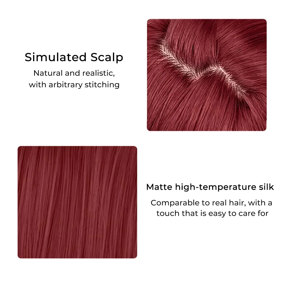 Brown Synthetic Long Deep Wave Wig For Women