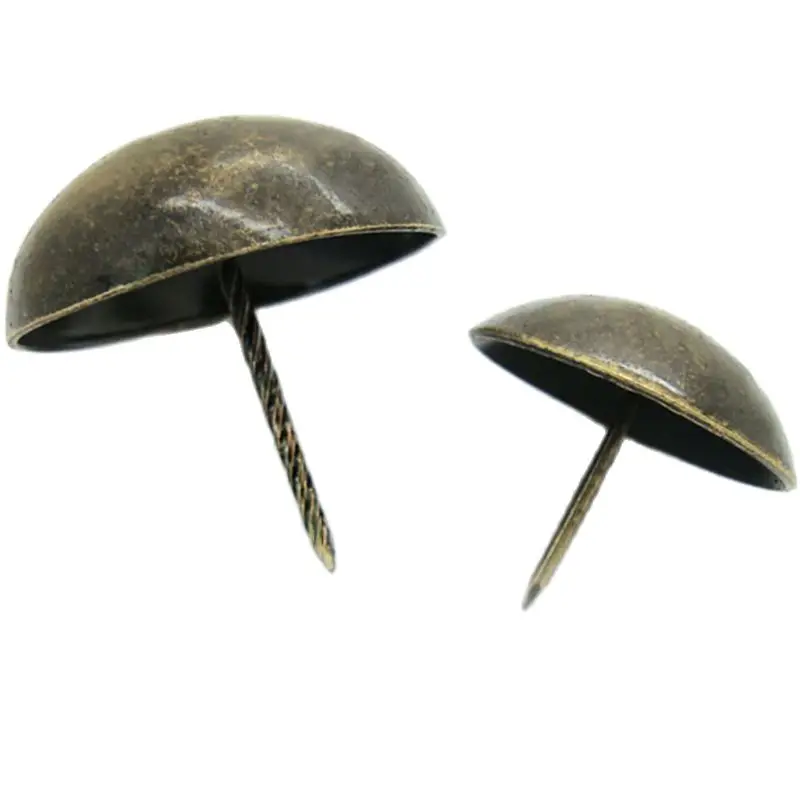 Thumbtack Wine Case Box Sofa Decorative Tack Stud Pushpin Doornail Hardware Antique Bronze Upholstery Thicken Nail 50Pcs/lot