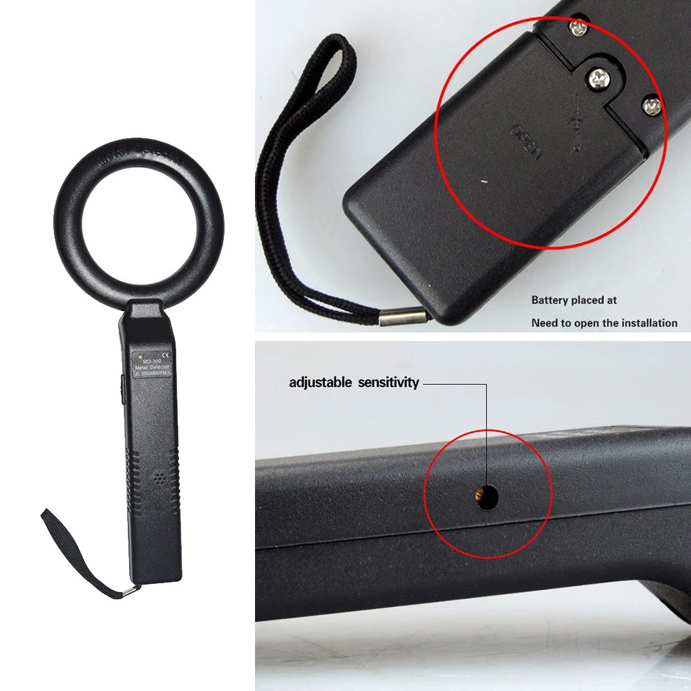 Handheld Underground Metal Detector MD300 High Sensitivity